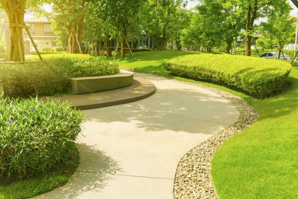 Cement Walkway Installation in Avon