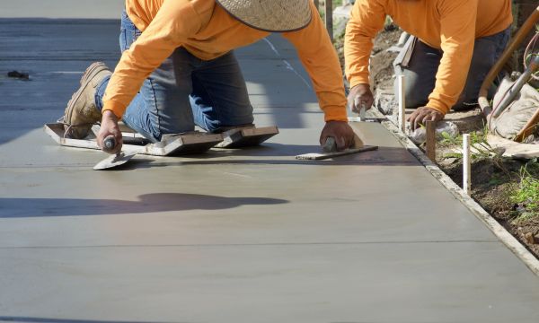 Cement Pad Construction in Avon