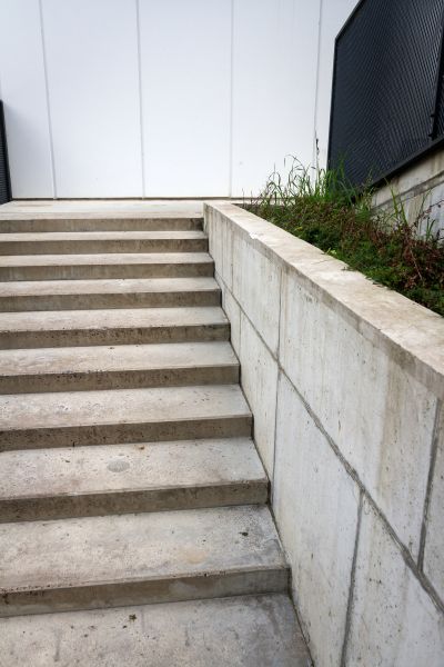 Cement Stair Installation in Avon