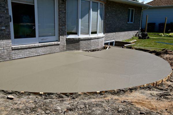 Deck Concrete Construction in Avon