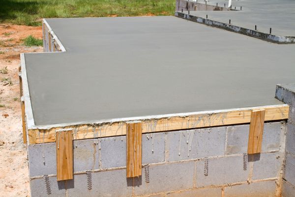 Concrete Slab Installation in Avon