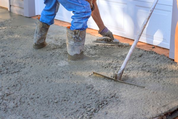 Driveway Slab Construction in Avon