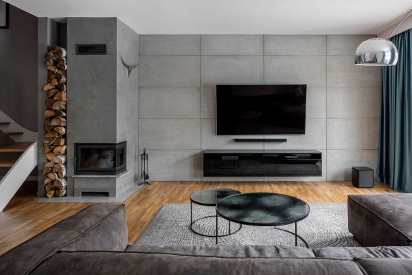 Cement Wall Installation in Avon