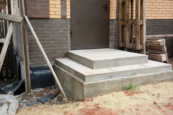 Cement Steps Construction in Avon