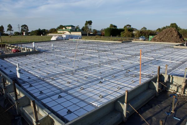 Barn Pad Construction in Avon