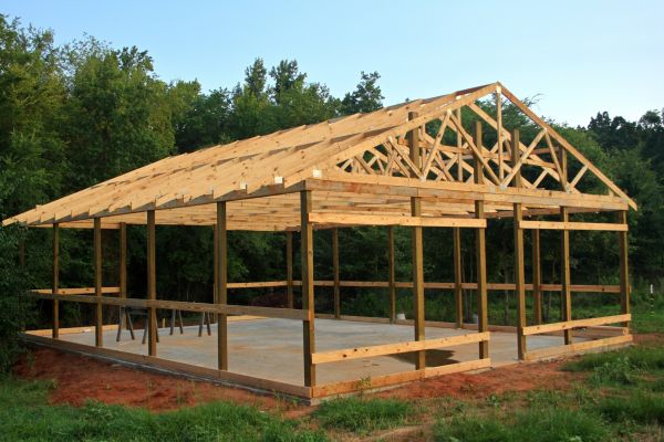 Barn Pad Installation in Avon